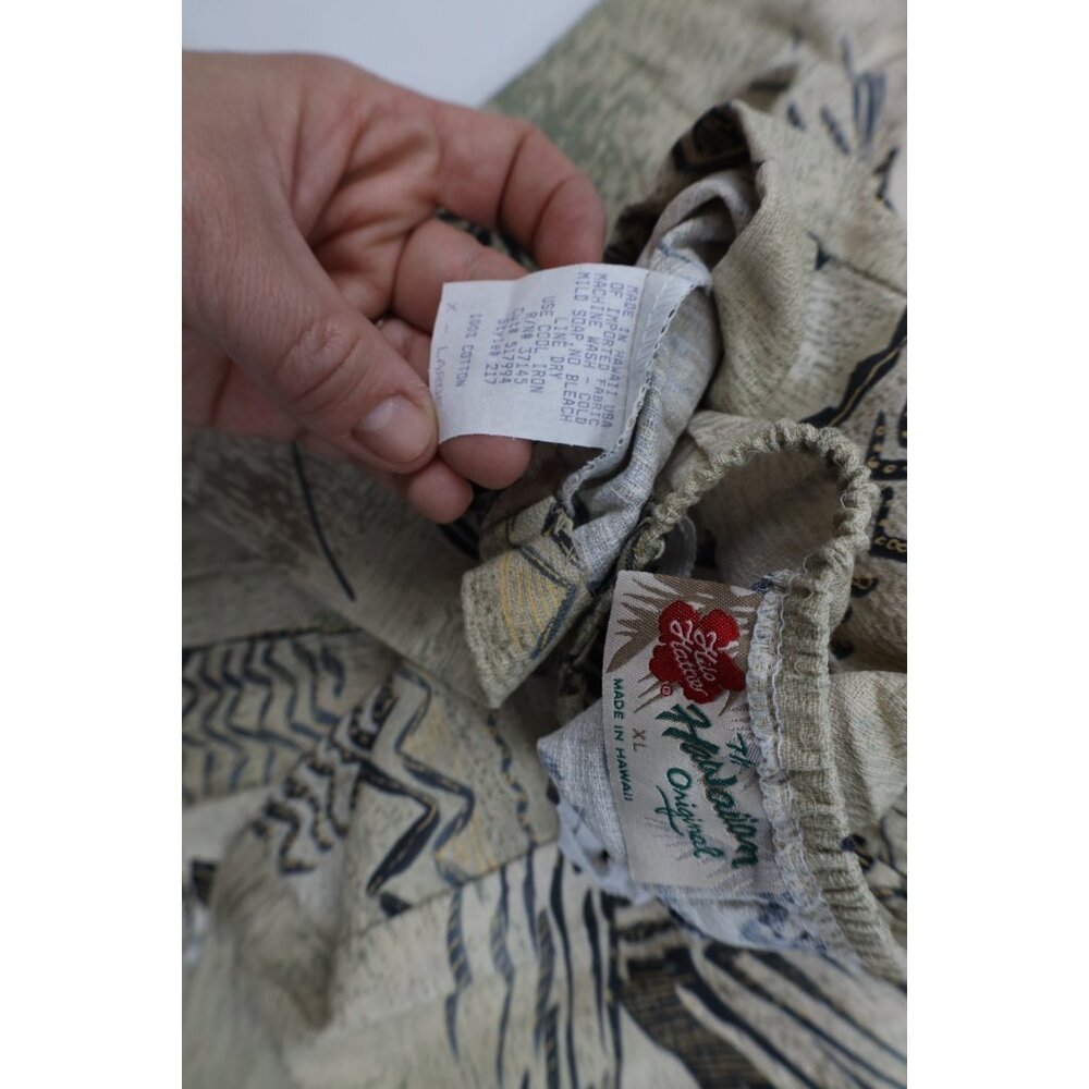 Deadstock Vtg 90s Hilo Hattie Womens XL 2 Piece Hawaiian Skort Halter Top USA - Picture 7 of 16